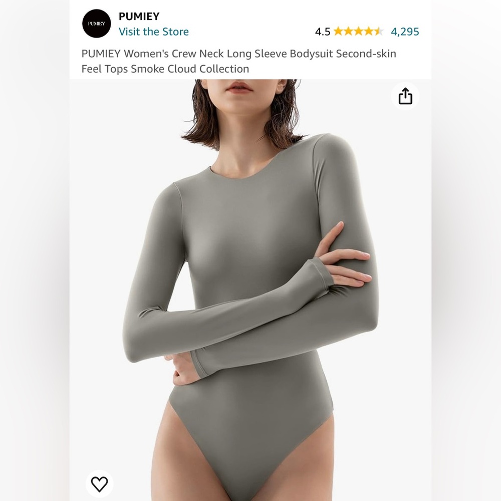 Bodysuit. Olive color size M
